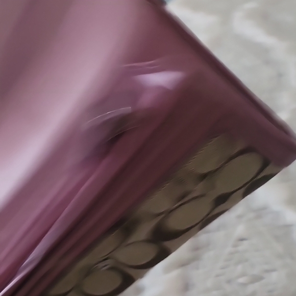 Coach Women's Brown and Purple Wallet - Picture 9 of 11